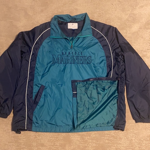 Vintage Seattle Mariners Pullover - Size XL - Picture 2 of 4